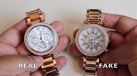 reloj michael kors original vs replica